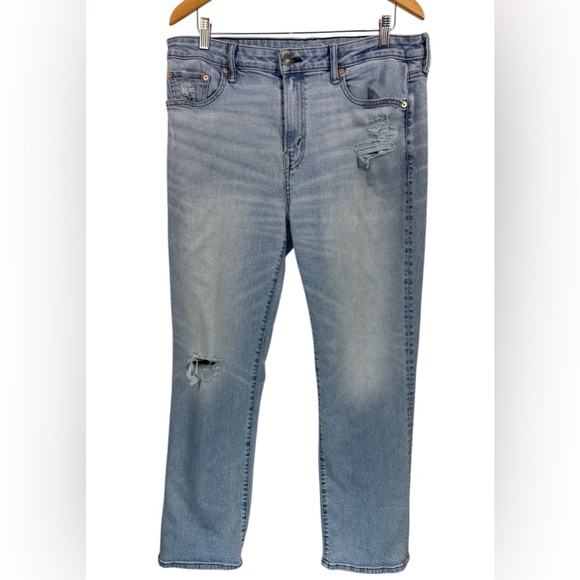 American Eagle Outfitters Other - American Eagle Outfitters Original Bootcut Jeans 36x32 Light Wash Distressed